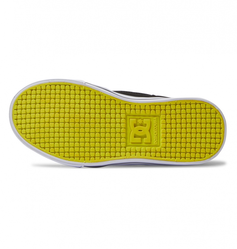 Black / Lime Green DC Shoes Pure Elastic - Shoes 8-16 | 387RVNZIL