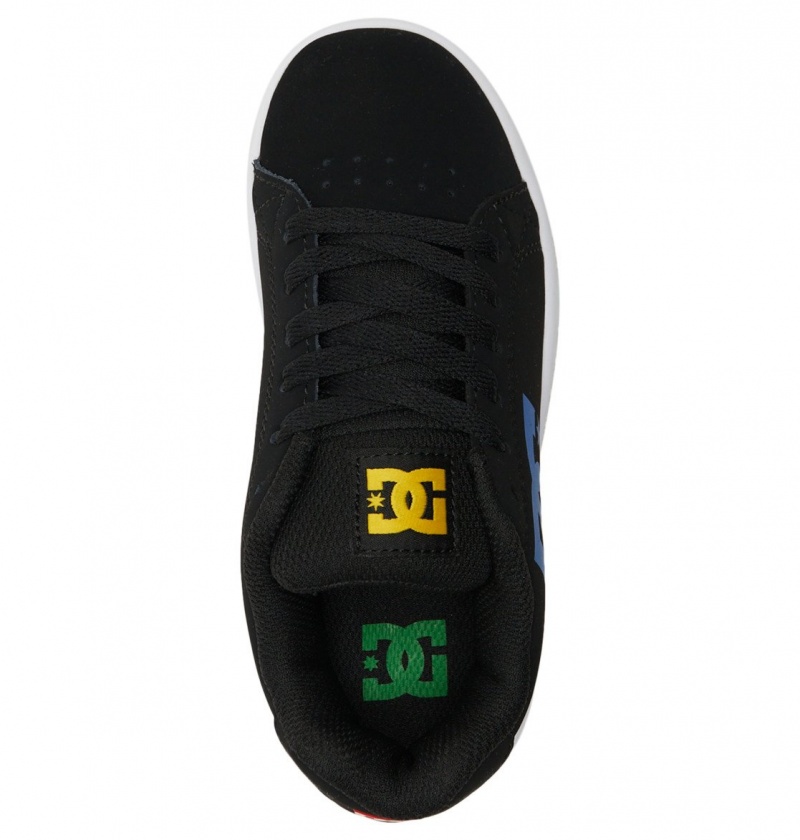 Black / Multi DC Shoes Gaveler - Leather Shoes | 369YAPHLR