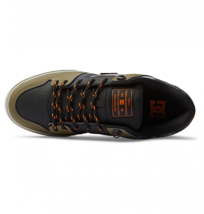 Black / Olive Night DC Shoes Pure WNT - Winterised Shoes | 548TOLYQC