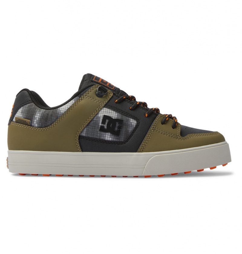 Black / Olive Night DC Shoes Pure WNT - Winterised Shoes | 548TOLYQC