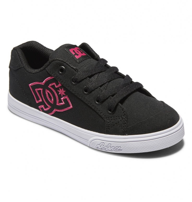 Black / Pink Stencil DC Shoes Chelsea - Shoes | 749USGMYT