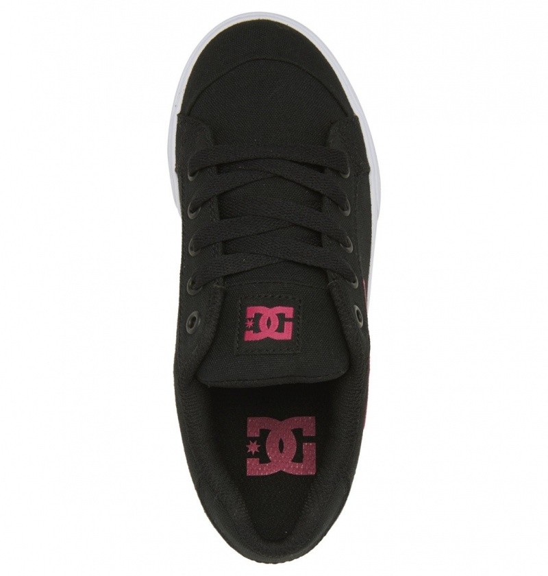 Black / Pink Stencil DC Shoes Chelsea - Shoes | 749USGMYT