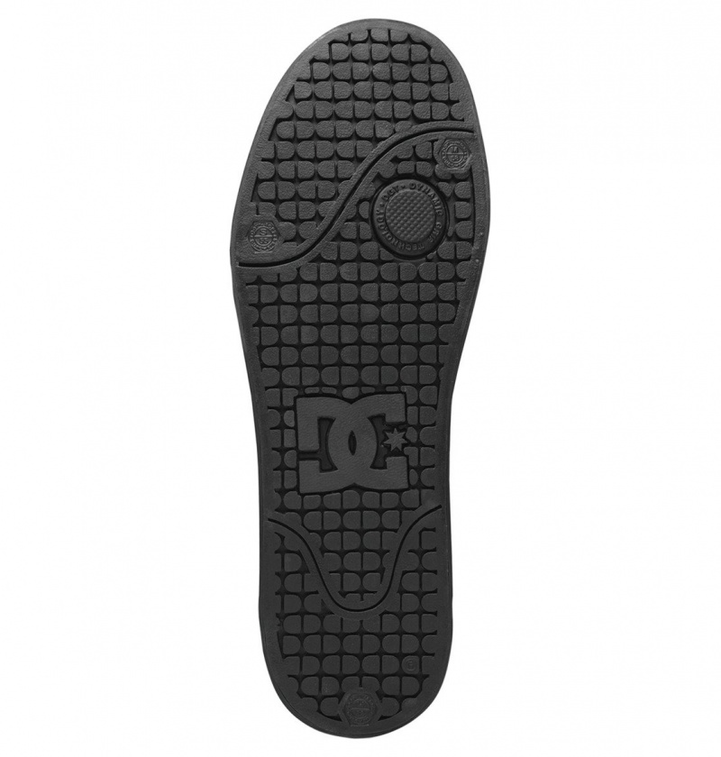 Black / Pirate Black DC Shoes Pure - Leather Shoes | 591VSUQKI