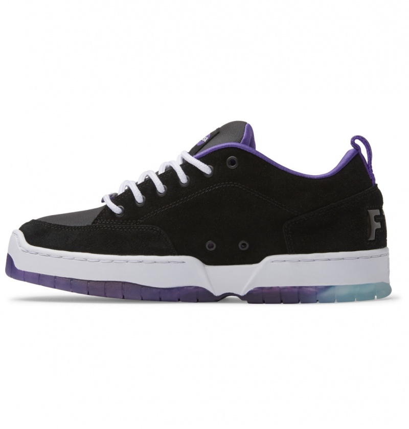 Black / Purple DC Shoes Clocker - Shoes | 810OJBCWV