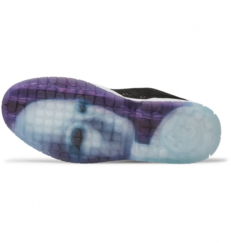 Black / Purple DC Shoes Clocker - Shoes | 810OJBCWV