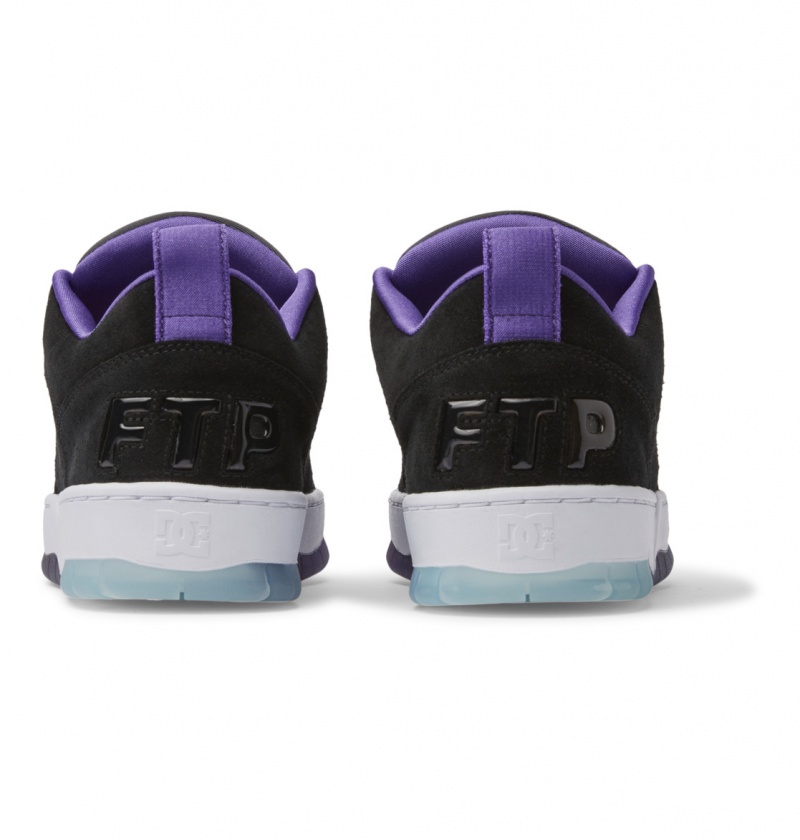 Black / Purple DC Shoes Clocker - Shoes | 810OJBCWV