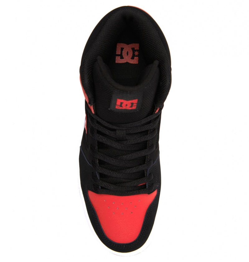 Black / Red DC Shoes Manteca 4 Hi - High-Top Shoes | 842GETFSZ