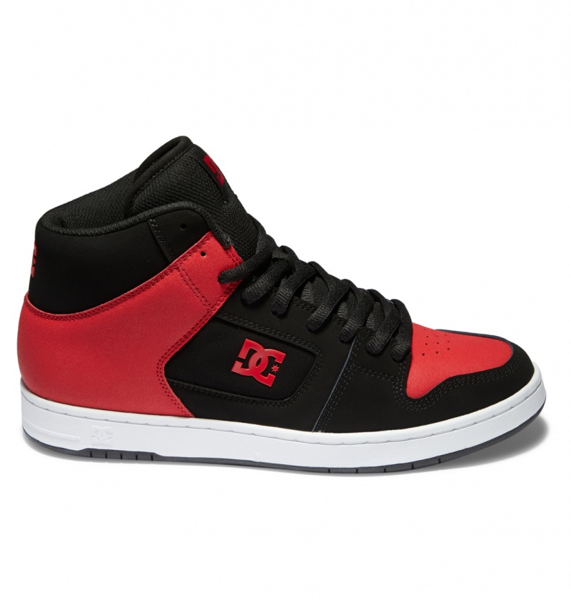 Black / Red DC Shoes Manteca 4 Hi - High-Top Shoes | 842GETFSZ