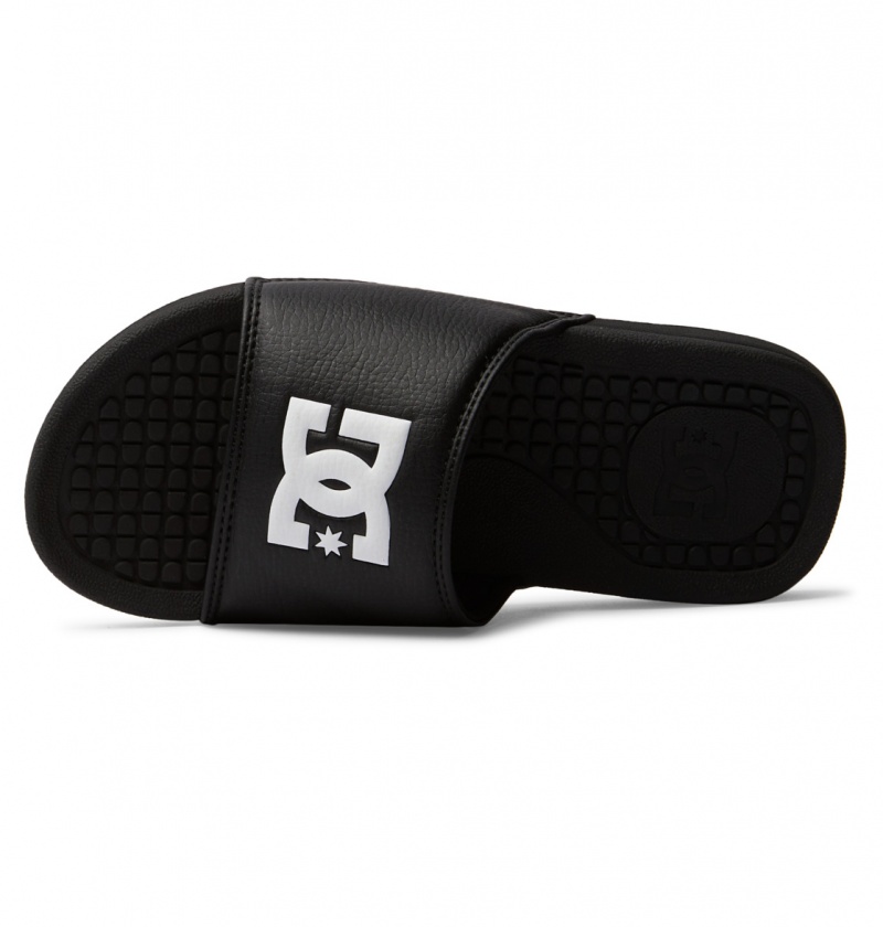 Black / White DC Shoes Bolsa - Sandals | 059RUAJDC