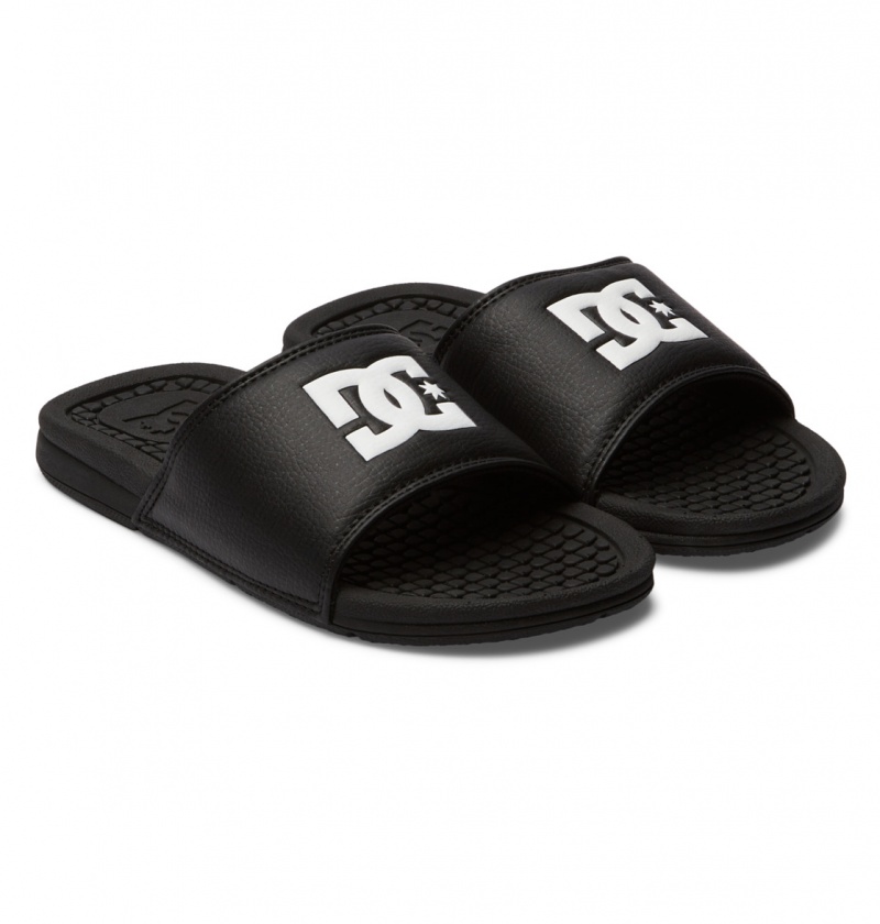 Black / White DC Shoes Bolsa - Sandals | 059RUAJDC