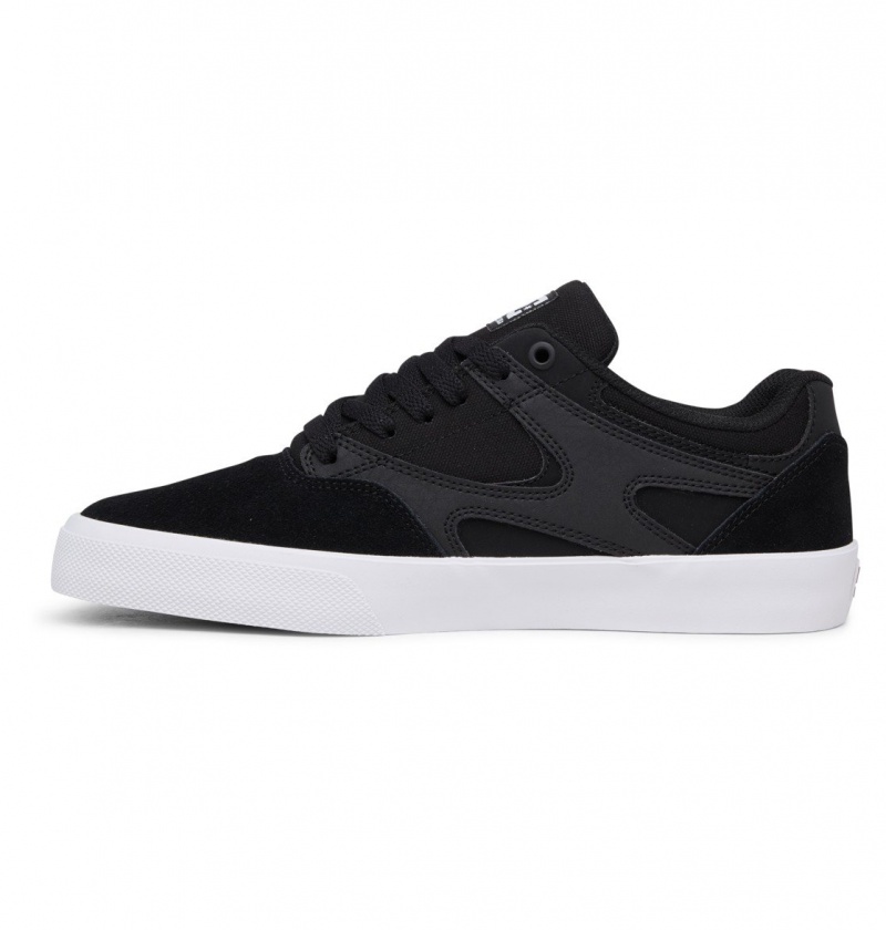 Black / White DC Shoes Kalis Vulc - Shoes | 360ZYEODW