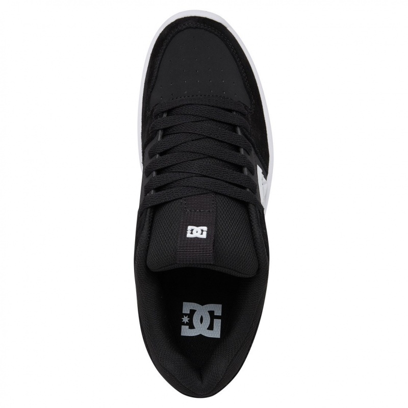 Black / White DC Shoes Lynx Zero - Leather Shoes | 605HIPAVU