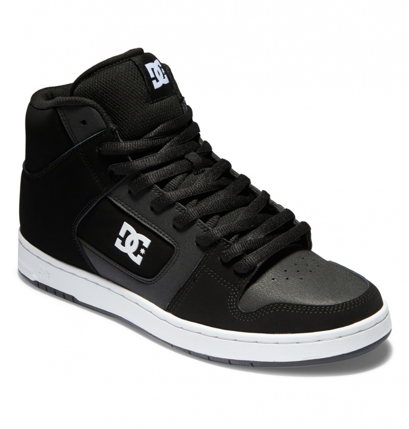 Black / White DC Shoes Manteca 4 Hi - High-Top Shoes | 157MPSKFB