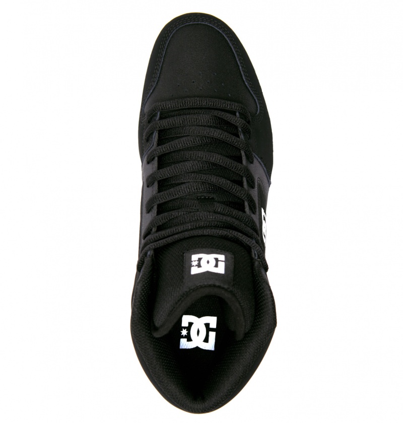 Black / White DC Shoes Manteca 4 Hi - High-Top Shoes | 157MPSKFB