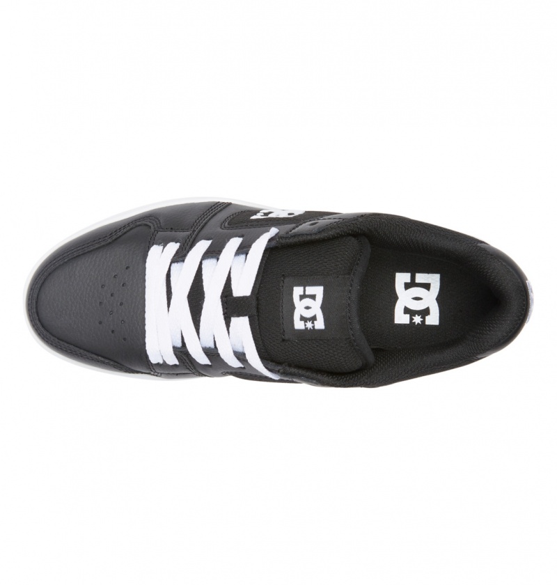 Black / White DC Shoes Manteca 4 Platform - Flatform Shoes | 760ILZOWT