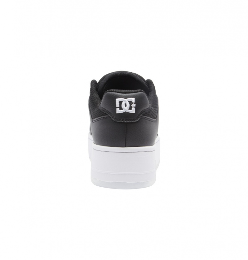 Black / White DC Shoes Manteca 4 Platform - Flatform Shoes | 760ILZOWT