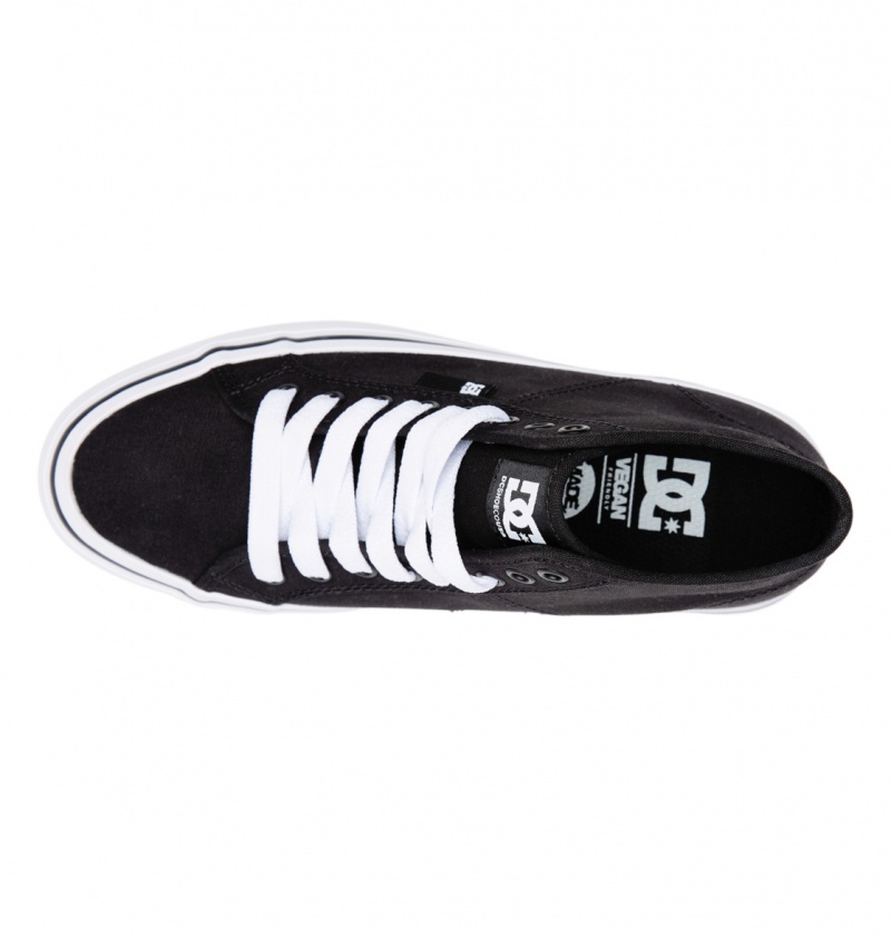 Black / White DC Shoes Manual Hi Platform - High-Top Shoes | 507HCJLEK