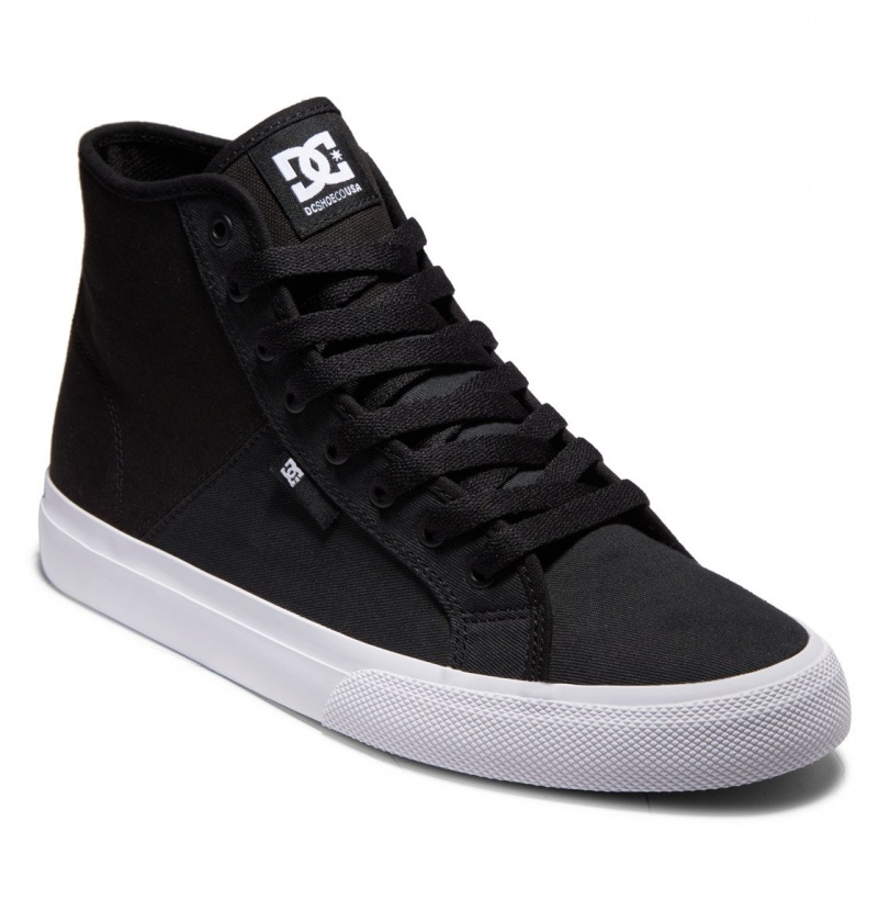 Black / White DC Shoes Manual Hi Txse - High-Top Shoes | 809BRLZME