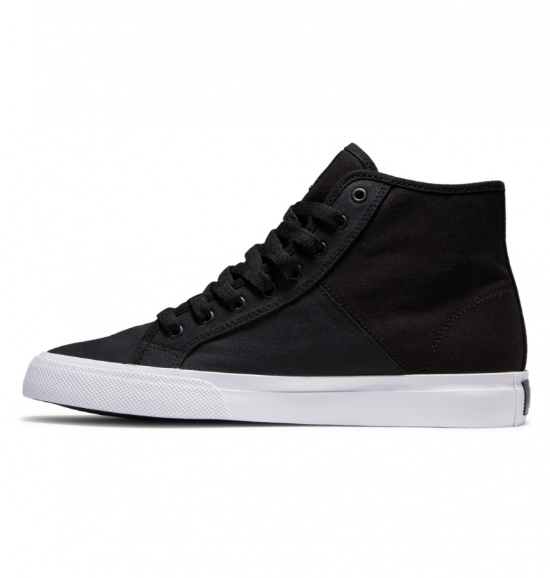 Black / White DC Shoes Manual Hi Txse - High-Top Shoes | 809BRLZME