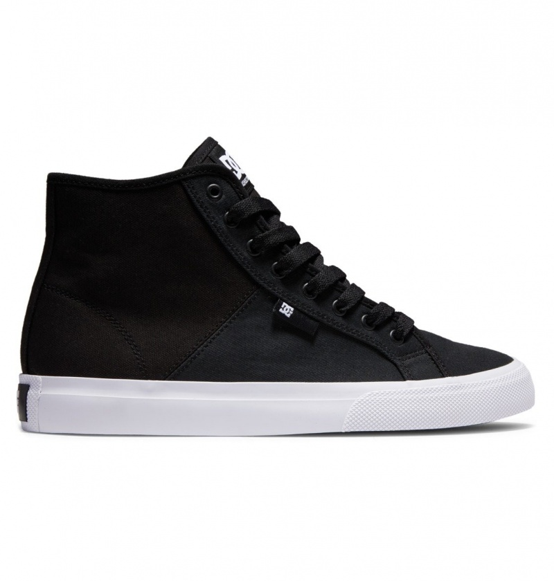 Black / White DC Shoes Manual Hi Txse - High-Top Shoes | 809BRLZME