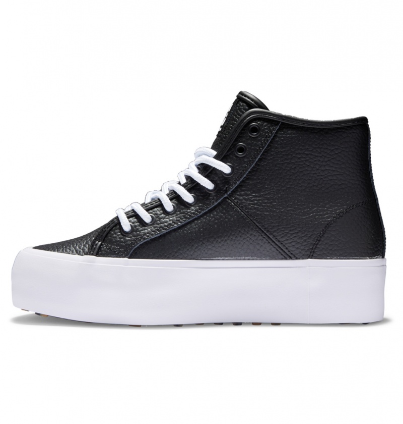 Black / White DC Shoes Manual Hi Wnt - High-Top Shoes | 038TCAJKL