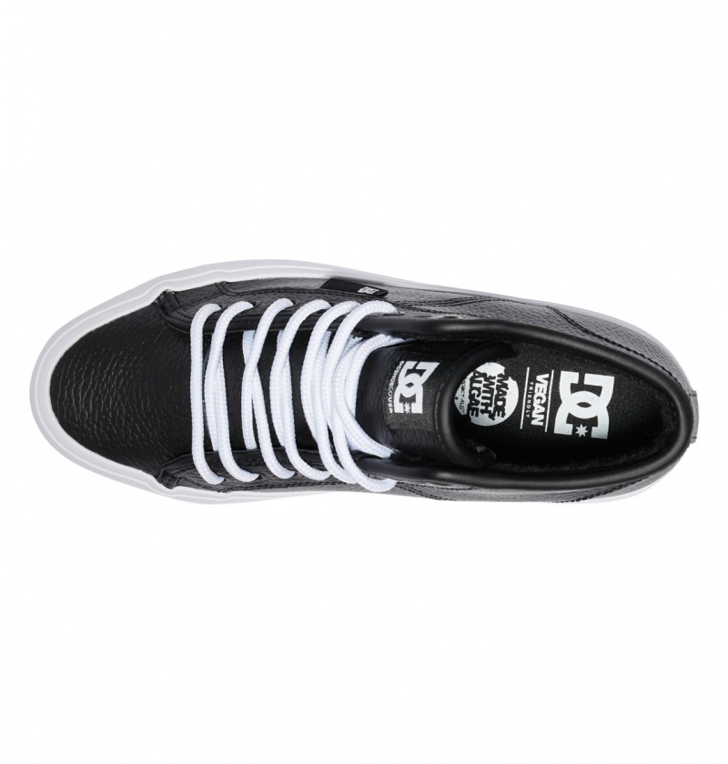 Black / White DC Shoes Manual Hi Wnt - High-Top Shoes | 038TCAJKL