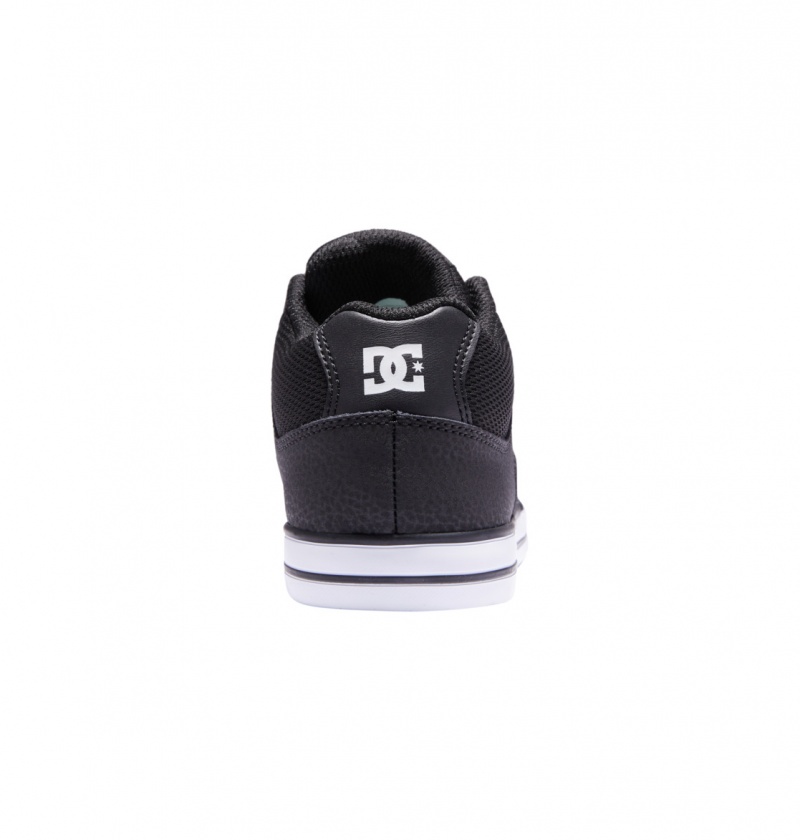 Black / White DC Shoes Pure Mid - Mid-Top Shoes | 451MURFXL