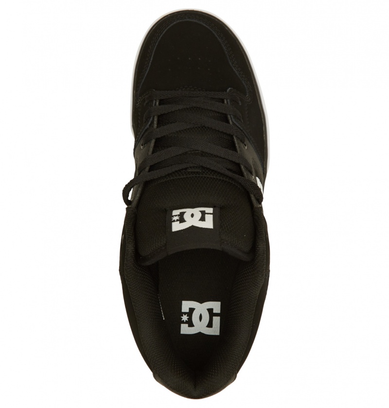 Black / White DC Shoes Pure Mid - Mid Top Shoes | 034WVJGBM