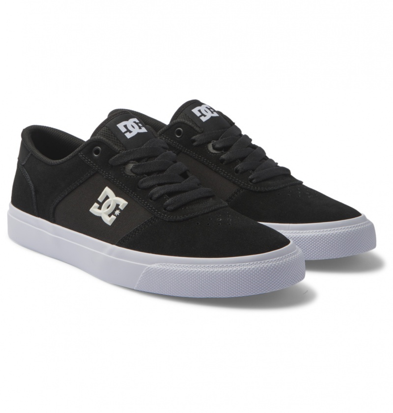 Black / White DC Shoes Teknic - Leather Shoes | 701UTLOKM