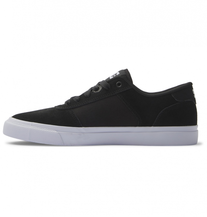 Black / White DC Shoes Teknic - Leather Shoes | 701UTLOKM