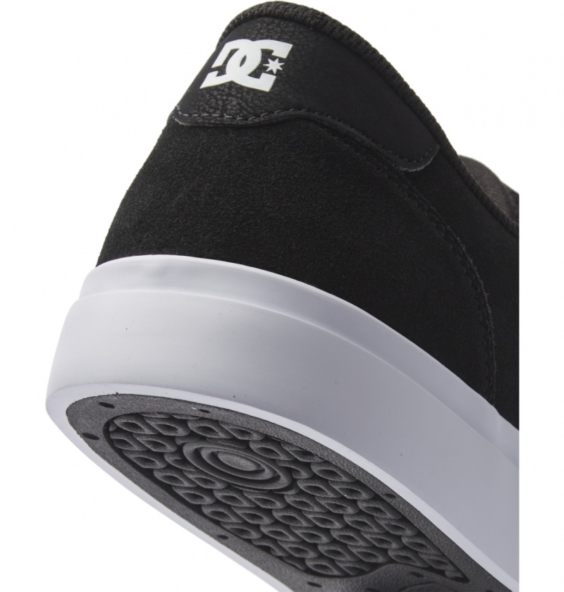 Black / White DC Shoes Teknic - Leather Shoes | 701UTLOKM