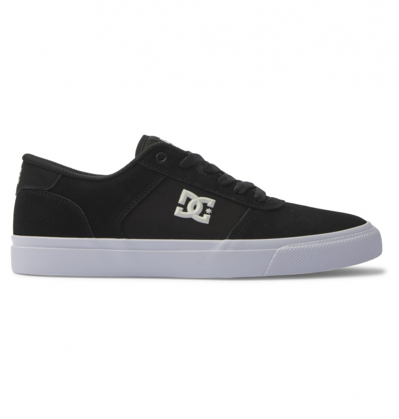 Black / White DC Shoes Teknic - Leather Shoes | 701UTLOKM