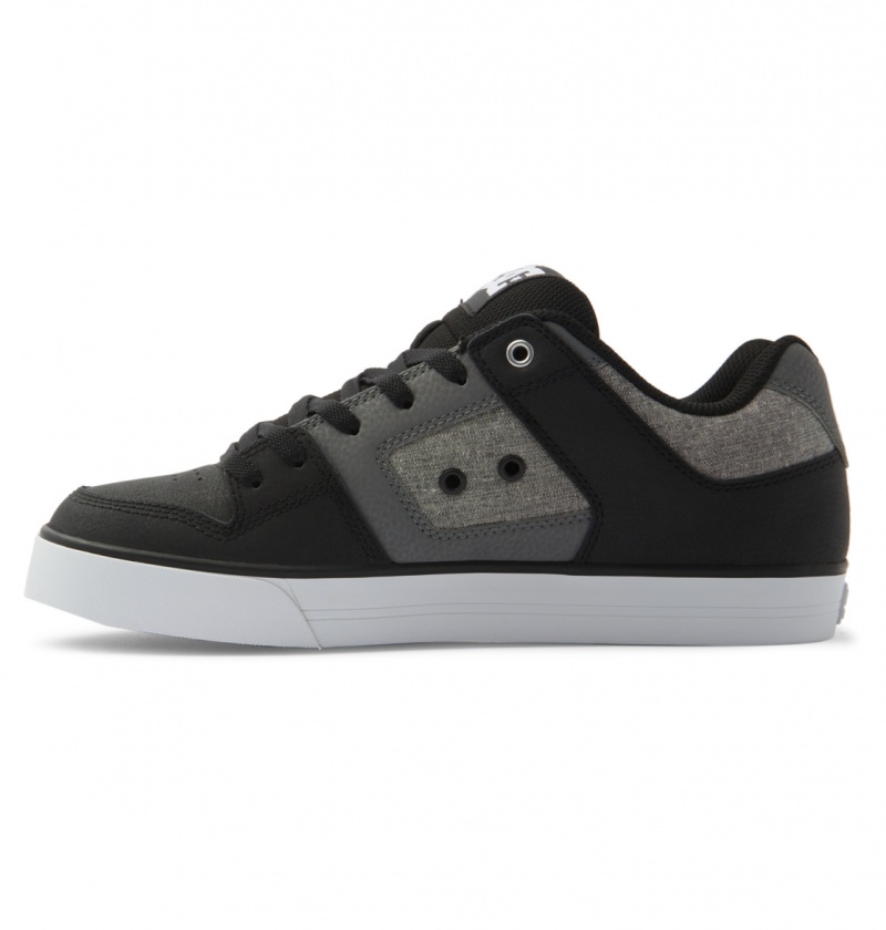 Black / White / Armor DC Shoes Pure - Leather Shoes | 391LPWTIE