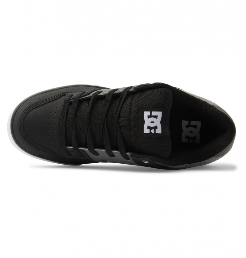 Black / White / Armor DC Shoes Pure - Leather Shoes | 391LPWTIE