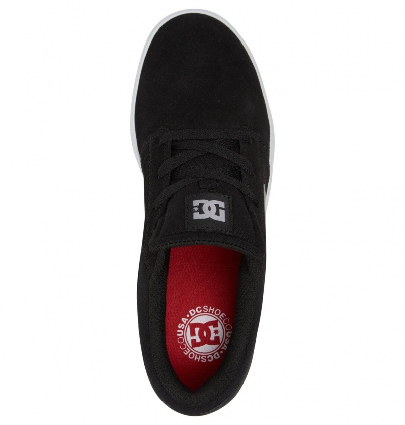 Black / White / Black DC Shoes Crisis 2 S - Skate Shoes | 673VPYBKH