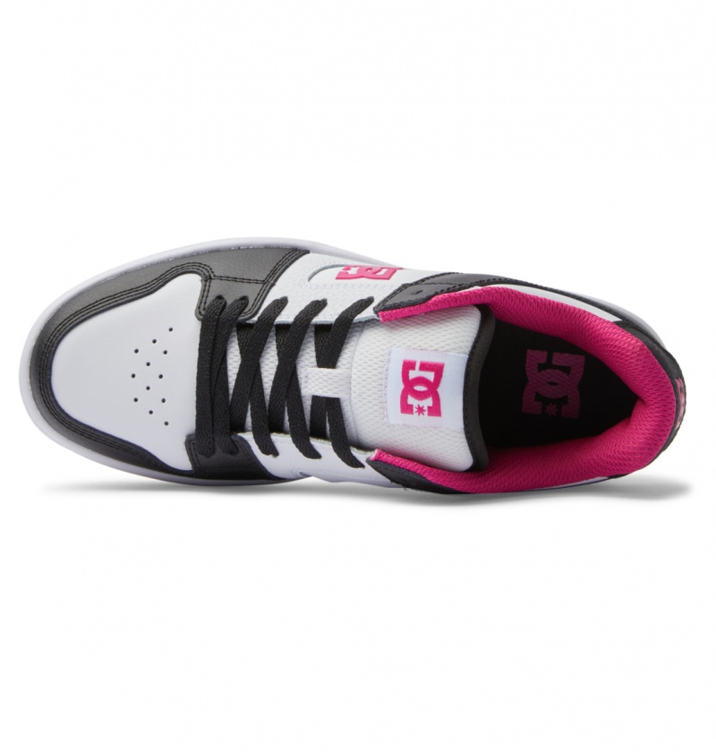 Black / White / Pink DC Shoes Manteca 4 Platform - Flatform Shoes | 428AZPCOU