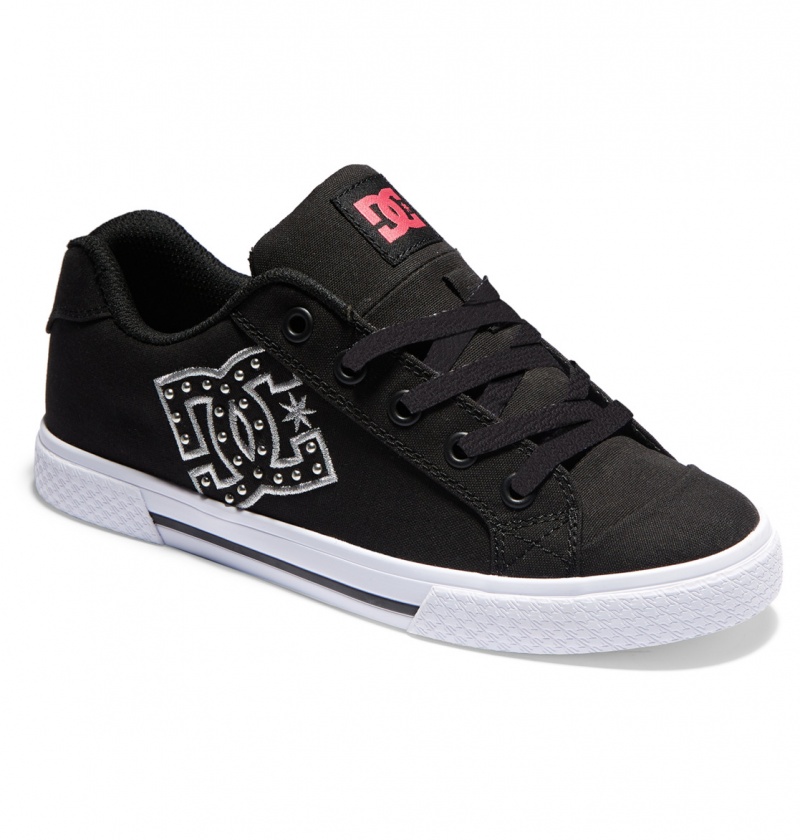 Black / Zebra DC Shoes Chelsea - Shoes | 764EGMJYK