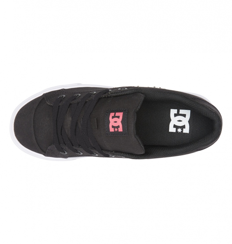 Black / Zebra DC Shoes Chelsea - Shoes | 764EGMJYK