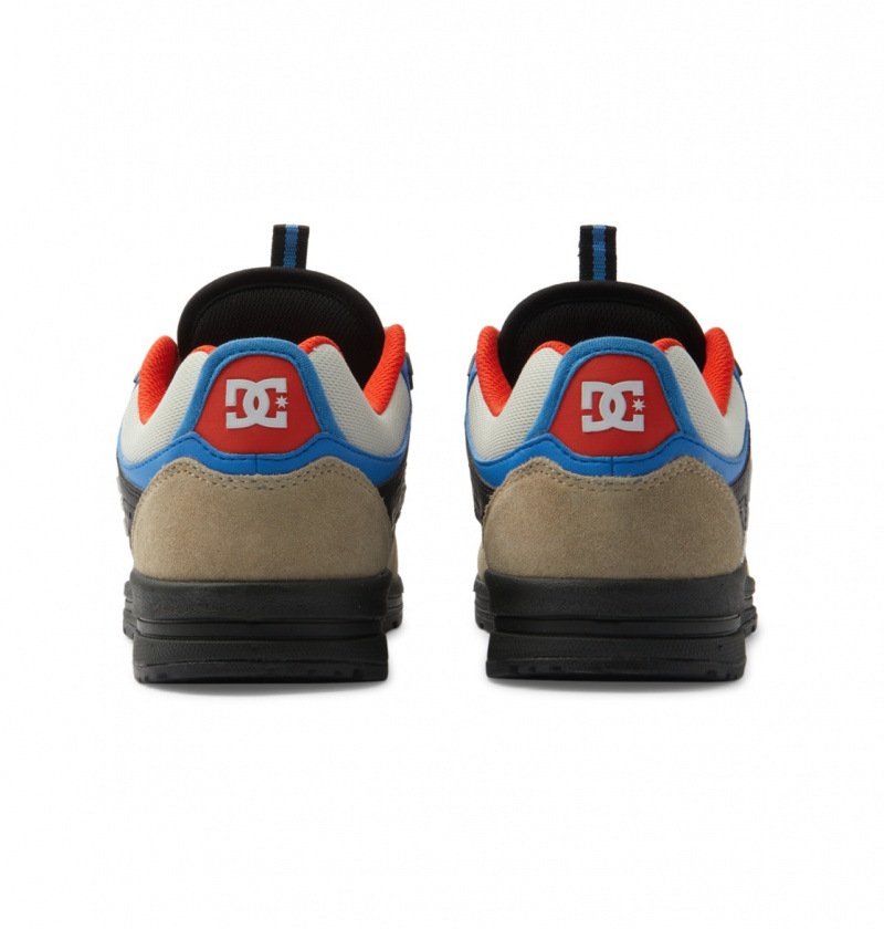 Blue / White DC Shoes Kalis Lite - Leather Shoes | 192NZUOYH