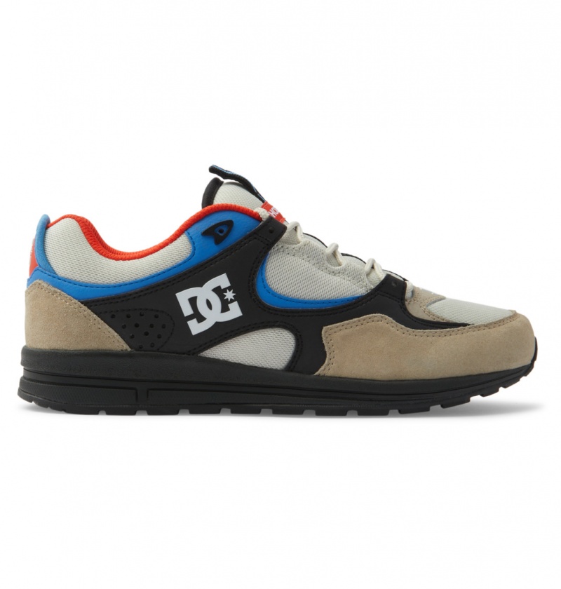 Blue / White DC Shoes Kalis Lite - Leather Shoes | 192NZUOYH