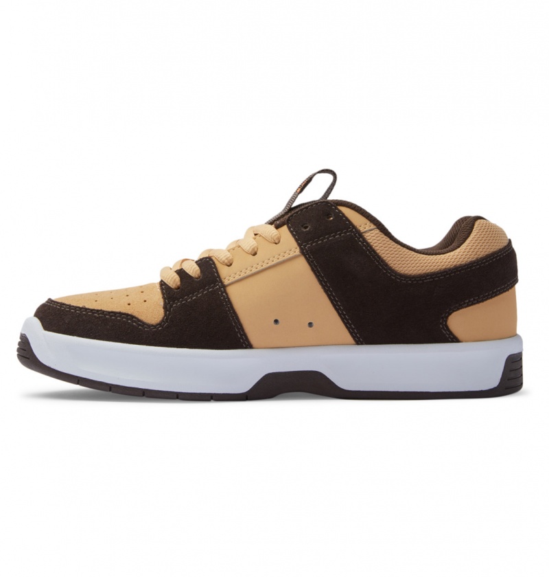 Brown / Brown / Orange DC Shoes Lynx Zero S - Skate Shoes | 906MUTHIE