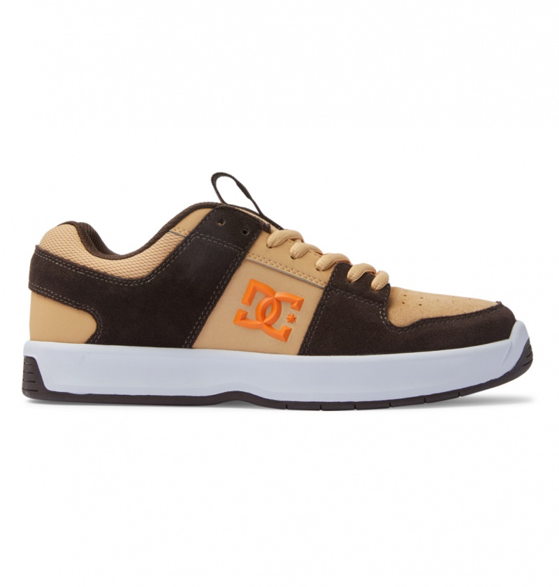 Brown / Brown / Orange DC Shoes Lynx Zero S - Skate Shoes | 906MUTHIE