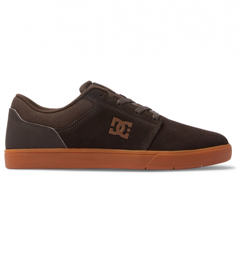 Brown / Gum DC Shoes Crisis 2 - Leather Shoes | 957AMZELJ