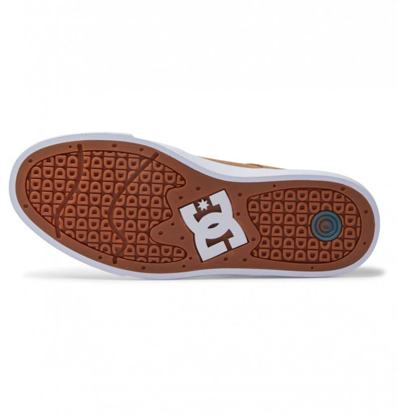 Brown / Yellow DC Shoes Teknic S - Skate Shoes | 471SXKZMP