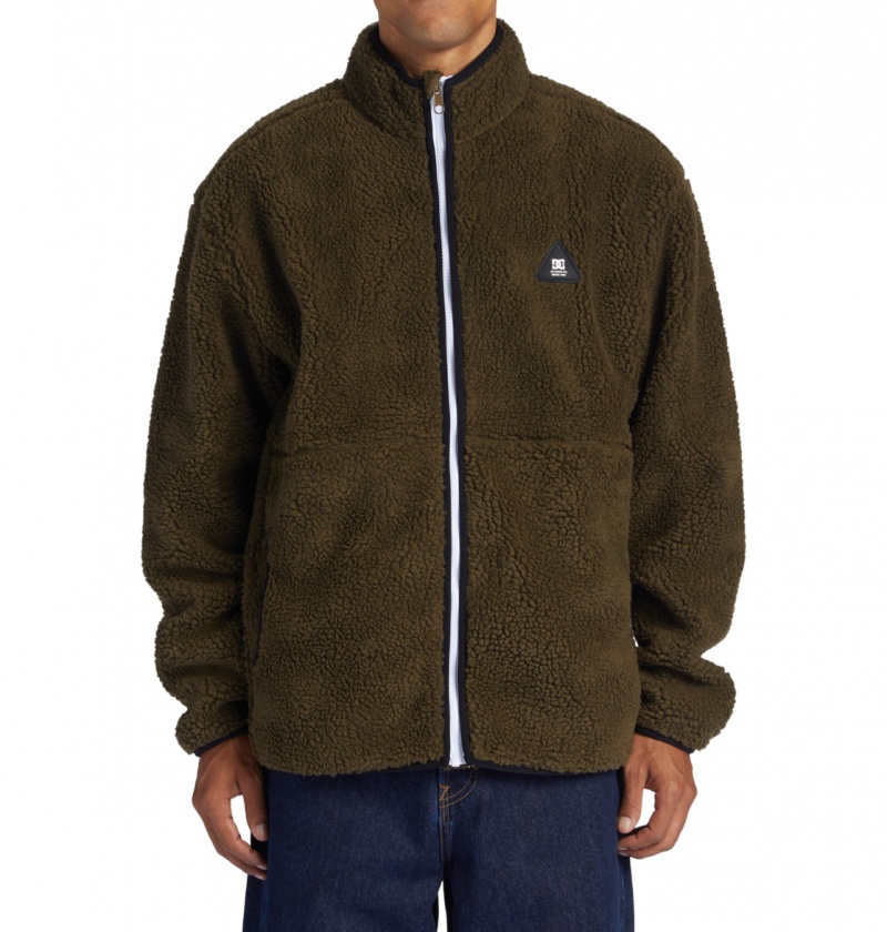 Capers DC Shoes Amradical - Zip-Up Mock Neck Fleece | 469DUWNZG