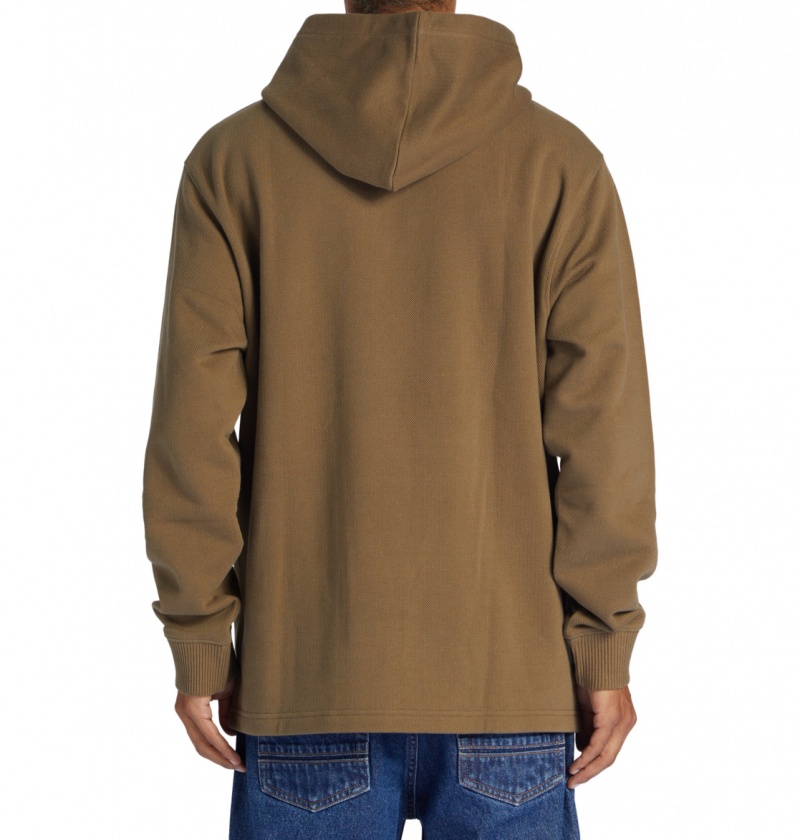 Capers DC Shoes Offpeak - Hooded Henley Top | 623BWRUDO