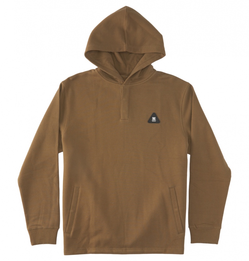 Capers DC Shoes Offpeak - Hooded Henley Top | 623BWRUDO