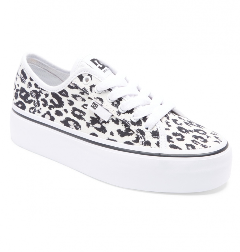 Cheetah Print DC Shoes Manual Platform - Flatform Shoes | 965MZUBJF