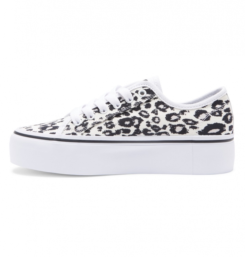 Cheetah Print DC Shoes Manual Platform - Flatform Shoes | 965MZUBJF