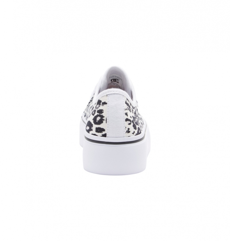 Cheetah Print DC Shoes Manual Platform - Flatform Shoes | 965MZUBJF